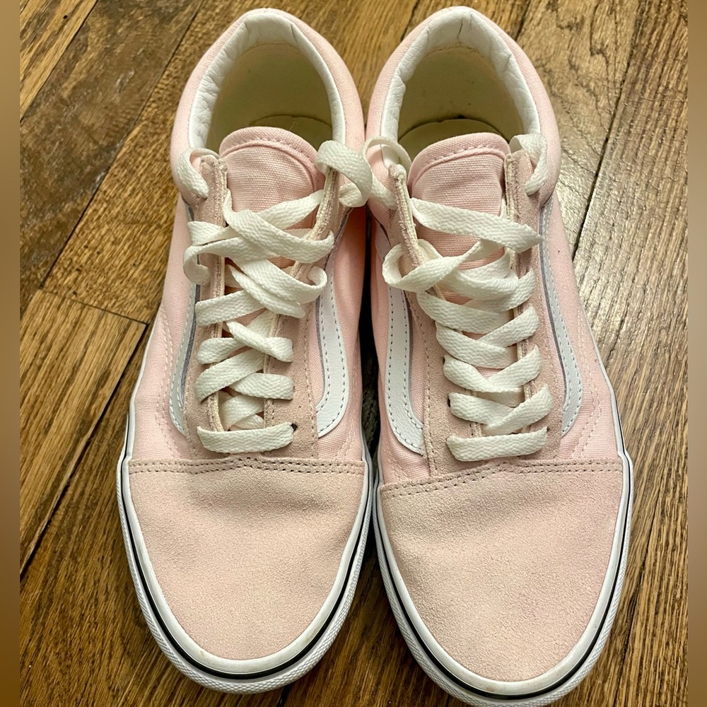Old Skool Vans - Blushing/True White
